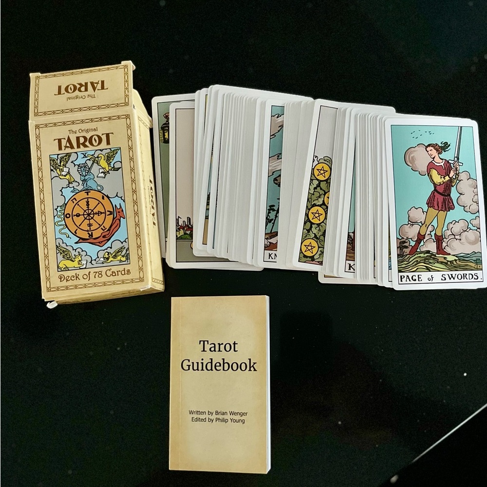 Tarot Deck Starter Pack Deck, book, card holder - Picture 3 of 9